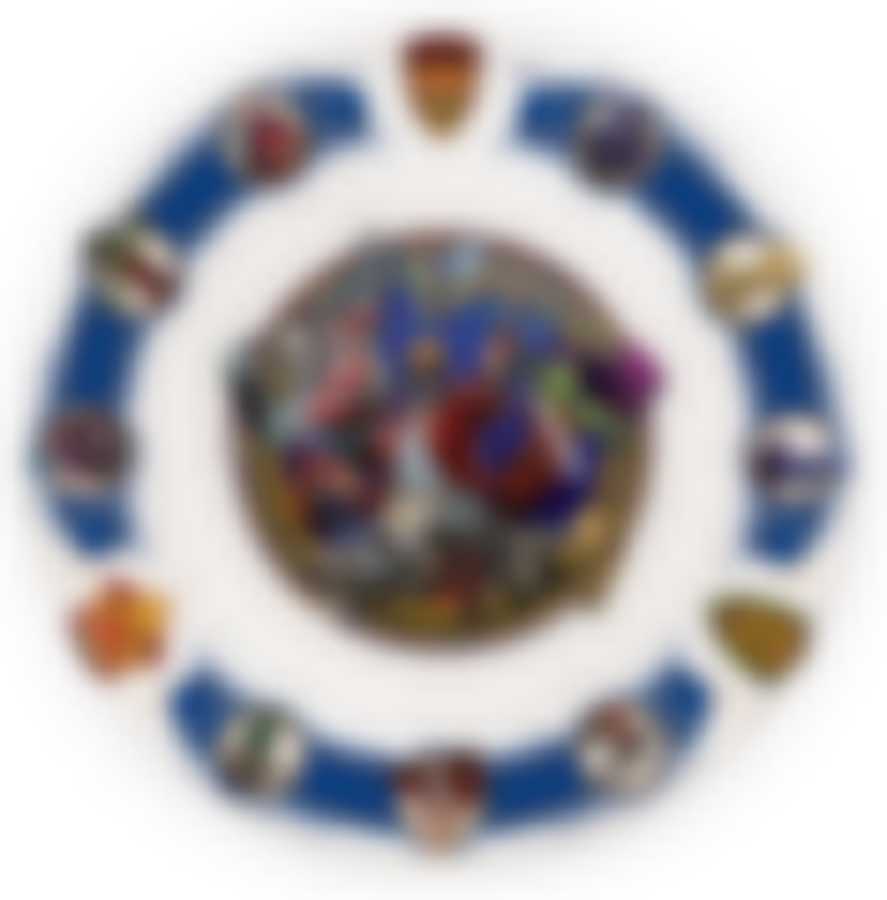 Тарелка малая 20 см (стекло) "Стражи Галактики"