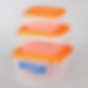 Комплект для СВЧ квадр. Лайт 3 шт. (V=460 мл, 950 мл, 1,5 л) (цвет в ассортименте)