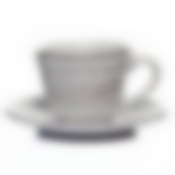 Чашка с блюдцем белые 110 мл