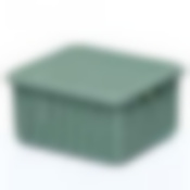 Коробка Idea "Вязание", цвет: фисташковый, 1,5 л, с крышкой