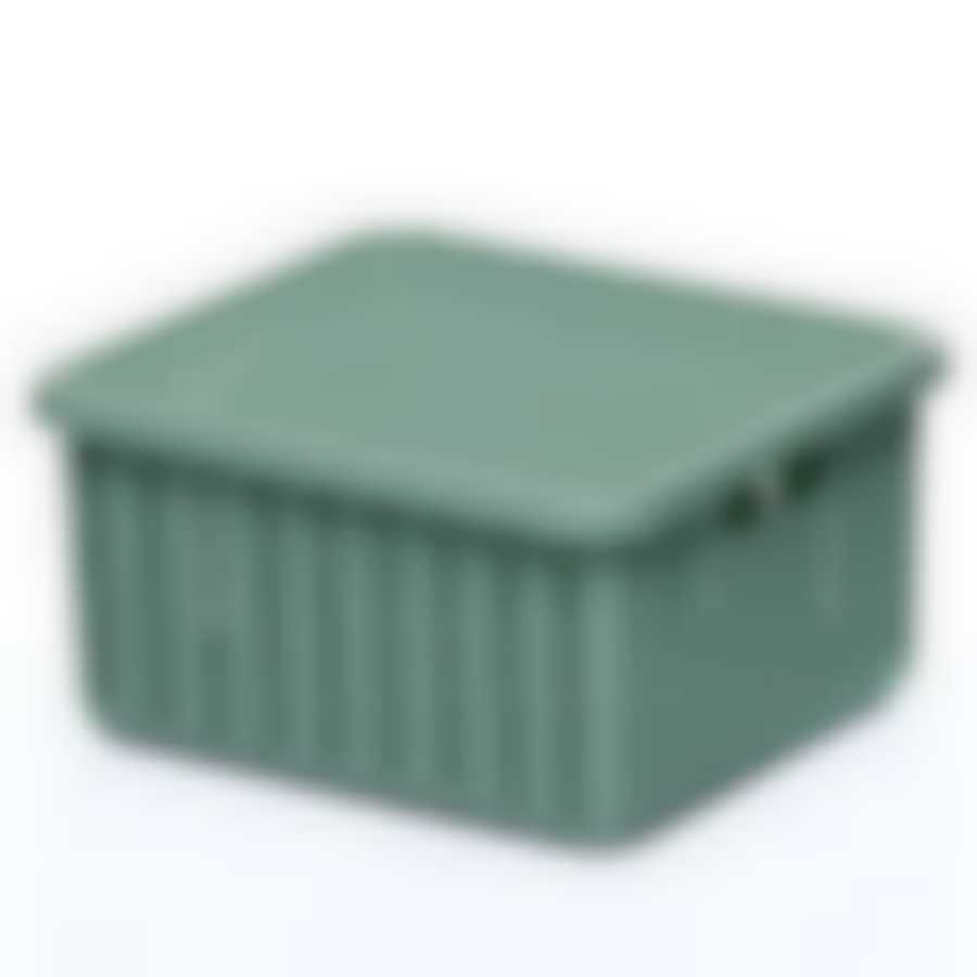 Коробка Idea "Вязание", цвет: фисташковый, 1,5 л, с крышкой