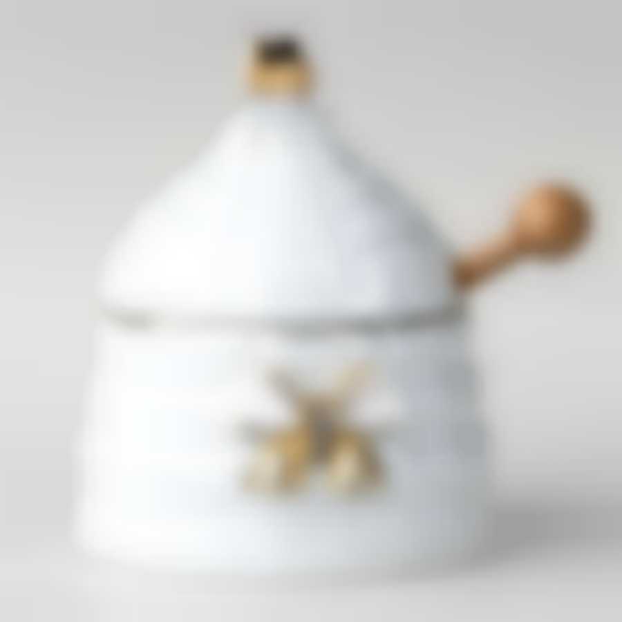 Банка для меда + палочка 12 см