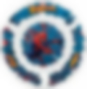 Тарелка малая 20 см (стекло)"Человек паук"