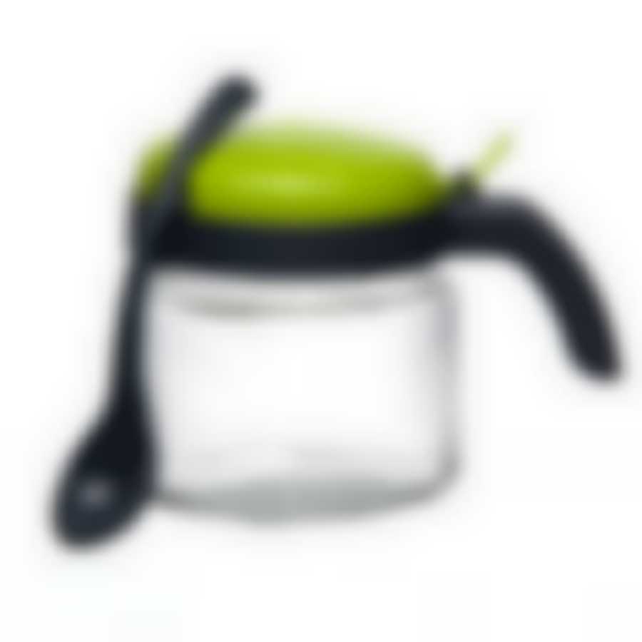 Емкость для соуса с ложкой 300 мл (цвет в ассортименте)