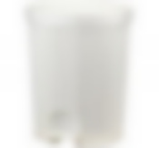 Контейнер для мусора ВЯЗАНИЕ 18л с педалью белый ротанг