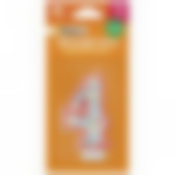 Свеча для торта, PATERRA, цифра 4