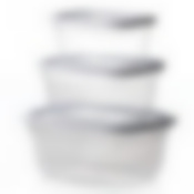 Набор глубоких контейнеров, 3 штуки