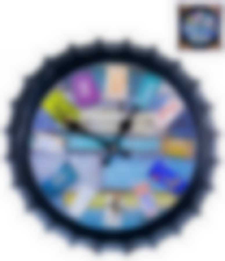 Часы настенные круглые 30,2х30,2х4см