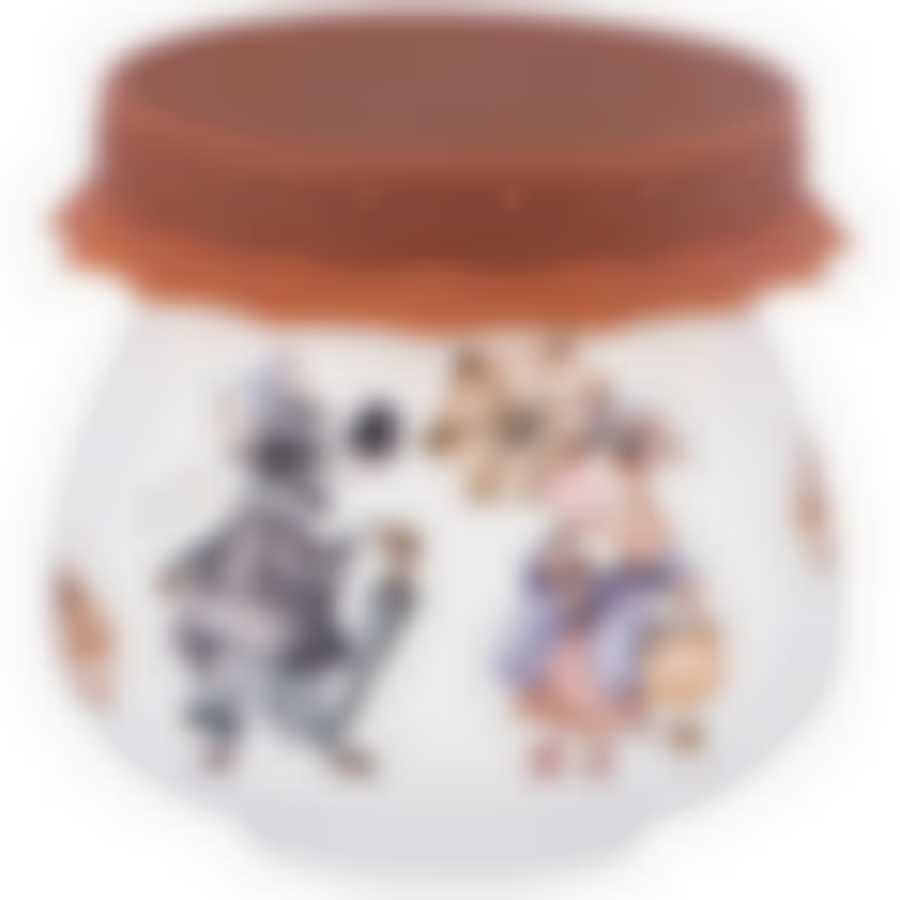 БАНОЧКА С СИЛИКОН.КРЫШКОЙ "РАНДЕВУ" 300мл