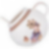 СОЛОНКА ФАРФОРОВАЯ С ЛОЖКОЙ "РАНДЕВУ" 10*5см