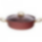 СОТЕЙНИК AGNESS  ПРЕМИУМ "RED QUEEN" 28X8 СМ, 4,9 Л ИНД ДНО, ТРЕХСЛОЙНОЕ ПОКР GRANIT, PFOA FREE