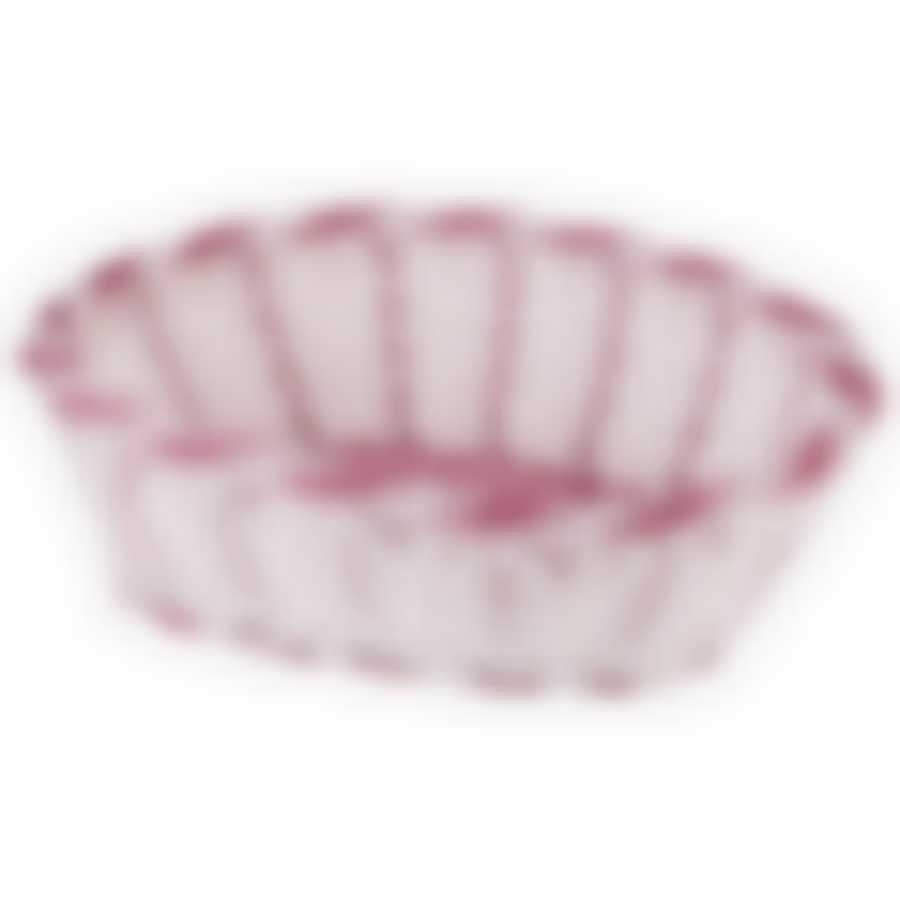 Корзинка цветное плетение 26*20*8 см