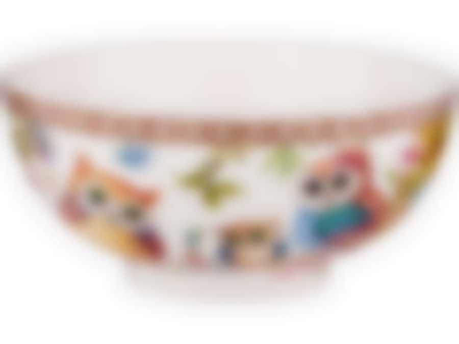 САЛАТНИК - ТАРЕЛКА СУПОВАЯ "OWLS FAMILY" 15*7 см