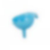 Воронка пластиковая Альтернатива, D=10 см (цвета в ассортименте)