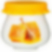 Баночка с силиконовой крышкой "СОТЫ" 300 мл