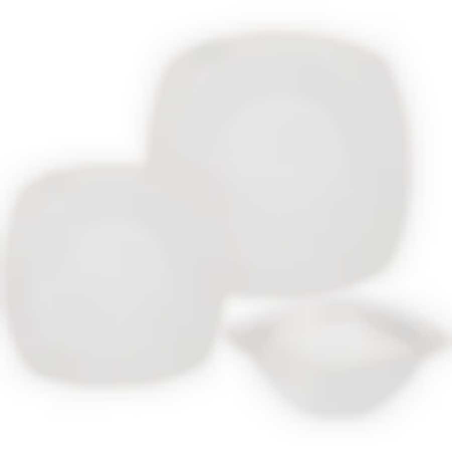 НАБОР ПОСУДЫ ОБЕДЕННЫЙ "ДИАМАНД ГОЛД" КВАДРАТ 18 ПРЕДМЕТОВ