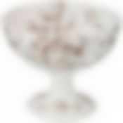 Ваза на ножке LEFARD "БЕЛЫЙ ЦВЕТОК" 13*11 см