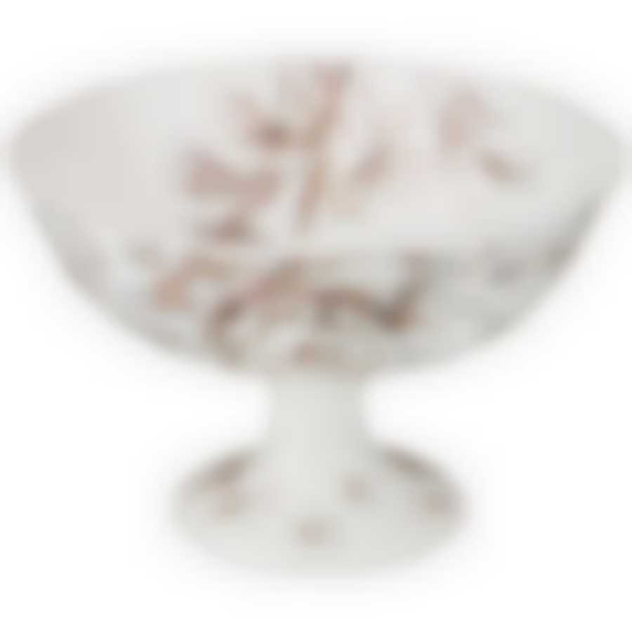 Ваза на ножке LEFARD "БЕЛЫЙ ЦВЕТОК" 15*11 см