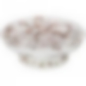 Ваза на ножке LEFARD "БЕЛЫЙ ЦВЕТОК" 21,5*7,5 см