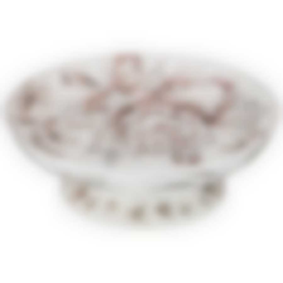 Ваза на ножке LEFARD "БЕЛЫЙ ЦВЕТОК" 21,5*7,5 см