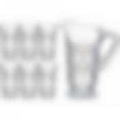 НАБОР ДЛЯ ВОДЫ/СОКА "MUZA CRYSTAL" 7ПР.: КУВШИН + 6 СТАКАНОВ 1400/400мл