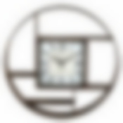 Часы настенные пластиковые с полкой 35.2*35.2*6.4 YM 8605