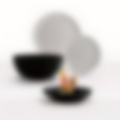 Столовый набор ДИВАЛИ БЛЭК&ГРАНИТ 19 предметов