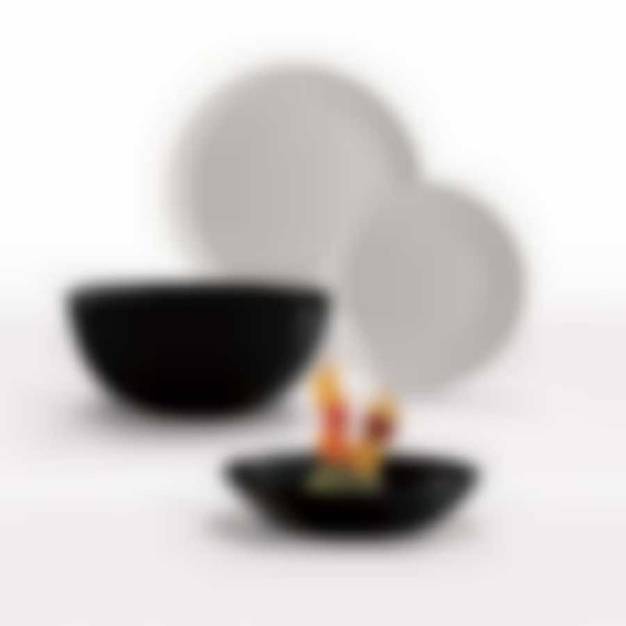 Столовый набор ДИВАЛИ БЛЭК&ГРАНИТ 19 предметов