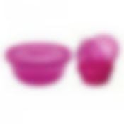 Набор для салата (7 мисок + 1 крышка) (малиновый)