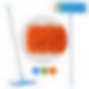 Швабра для пола "Бахрома" 2цв. NEW