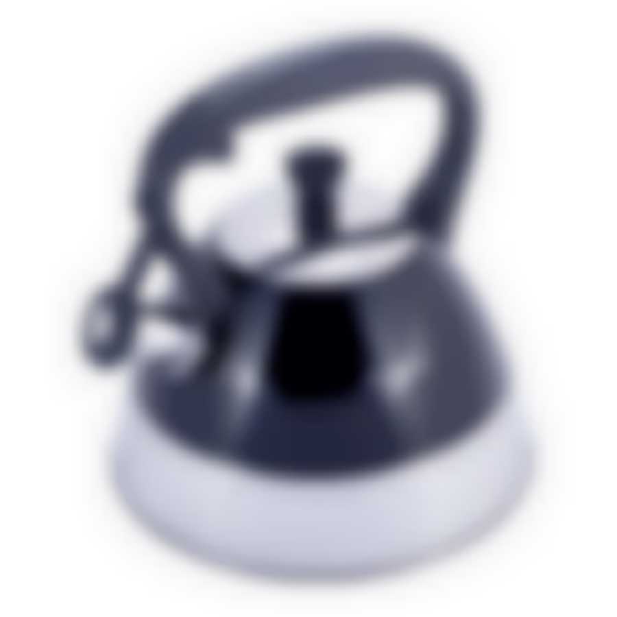 Чайник 3л из нержавеющей стали со свистком (черный)