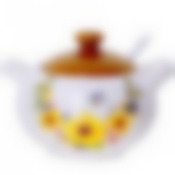 Сахарница с крышкой +ложка 375мл "Подсолнух"