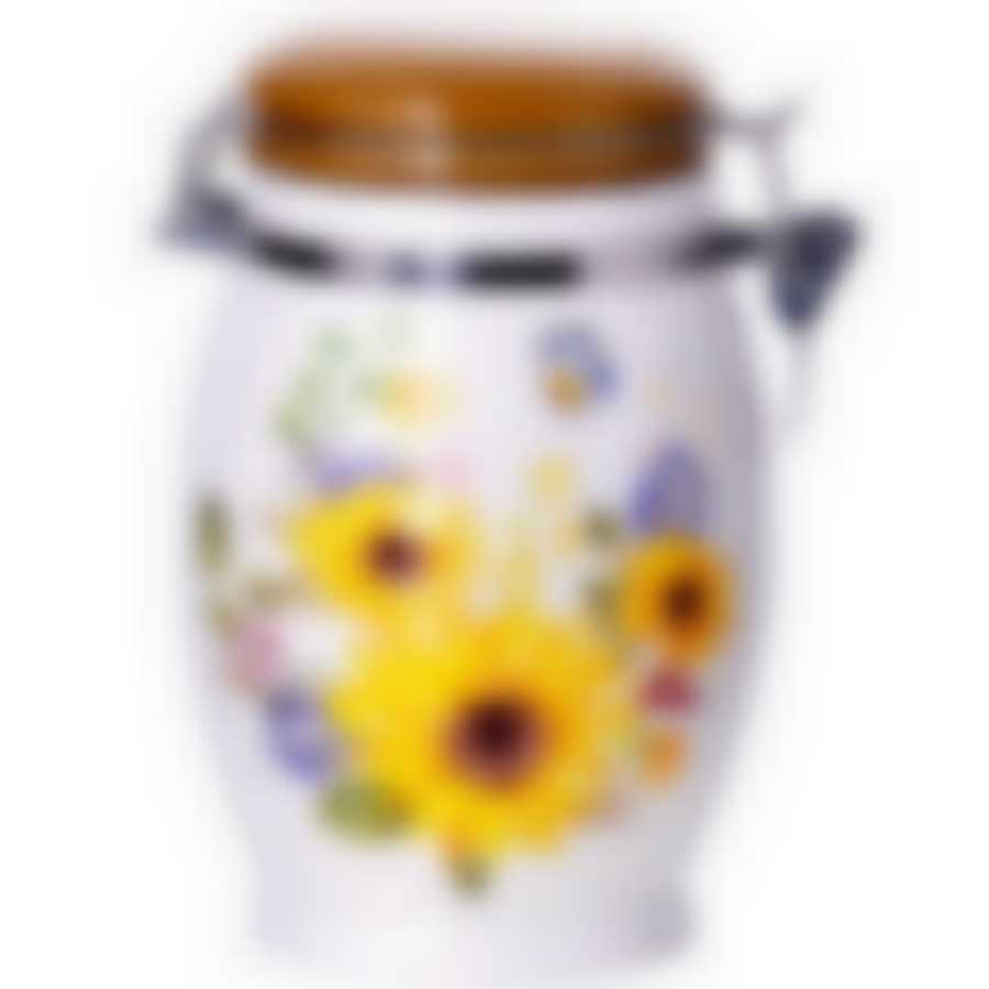 Банка для сыпучих  930 мл LR "Подсолнух"