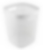 Корзина для бумаг ПИРУЛА 10л белый