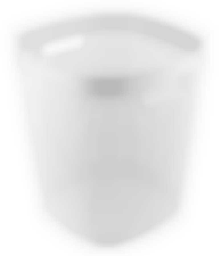 Корзина для бумаг ПИРУЛА 10л белый