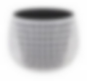 Кашпо ПИРУЛА D175мм 1,5л с вставкой  Белый