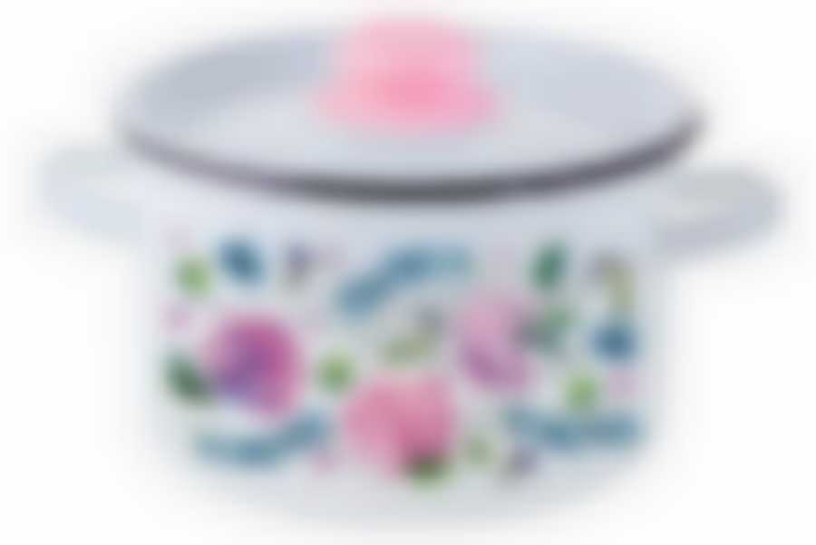 Кастрюля эмал цил Hortensia 4,5л ТМ Appetite