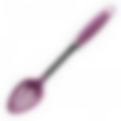 Ложка с прорезями "LaSella", цвет: сиреневый, длина 36 см