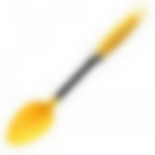 Ложка гарнирная пластиковая LaSella, желтая