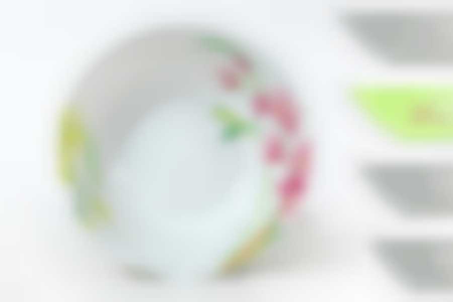 Салатник круг 8"-200 мм  Ветка орхидеи