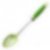 Ложка с прорезями "LaSella", цвет: салатовый, длина 36 см