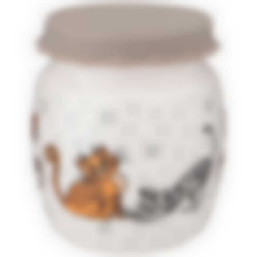 БАНКА С СИЛИКОНОВОЙ КРЫШКОЙ "ОЗОРНЫЕ КОТЫ" 1000мл