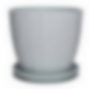 Горшок Метро светло-серый бутон №2