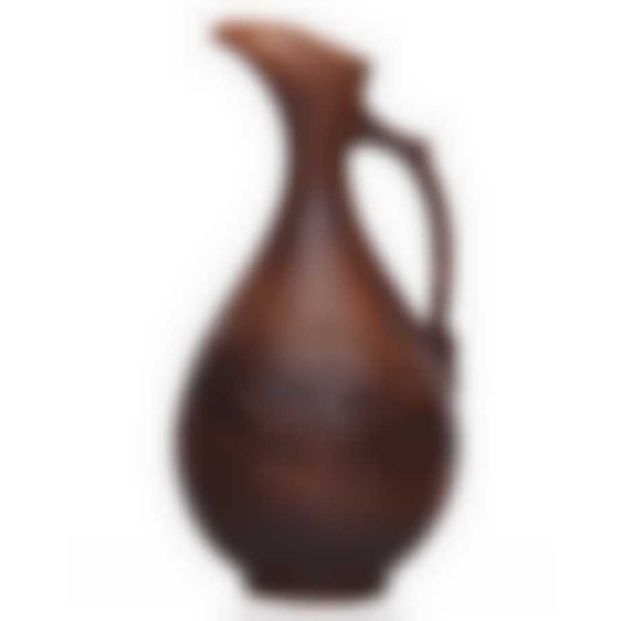 Кувшин для растительного масла 0,5л кр. глина