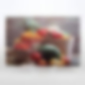 Разделочная доска, стеклянная прямоугольная, 30*40 ФРУКТЫ