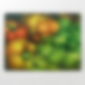 Разделочная доска, стеклянная прямоугольная, 30*40 НАТЮРМОРТ С ПЕРЦЕМ И САЛАТОМ