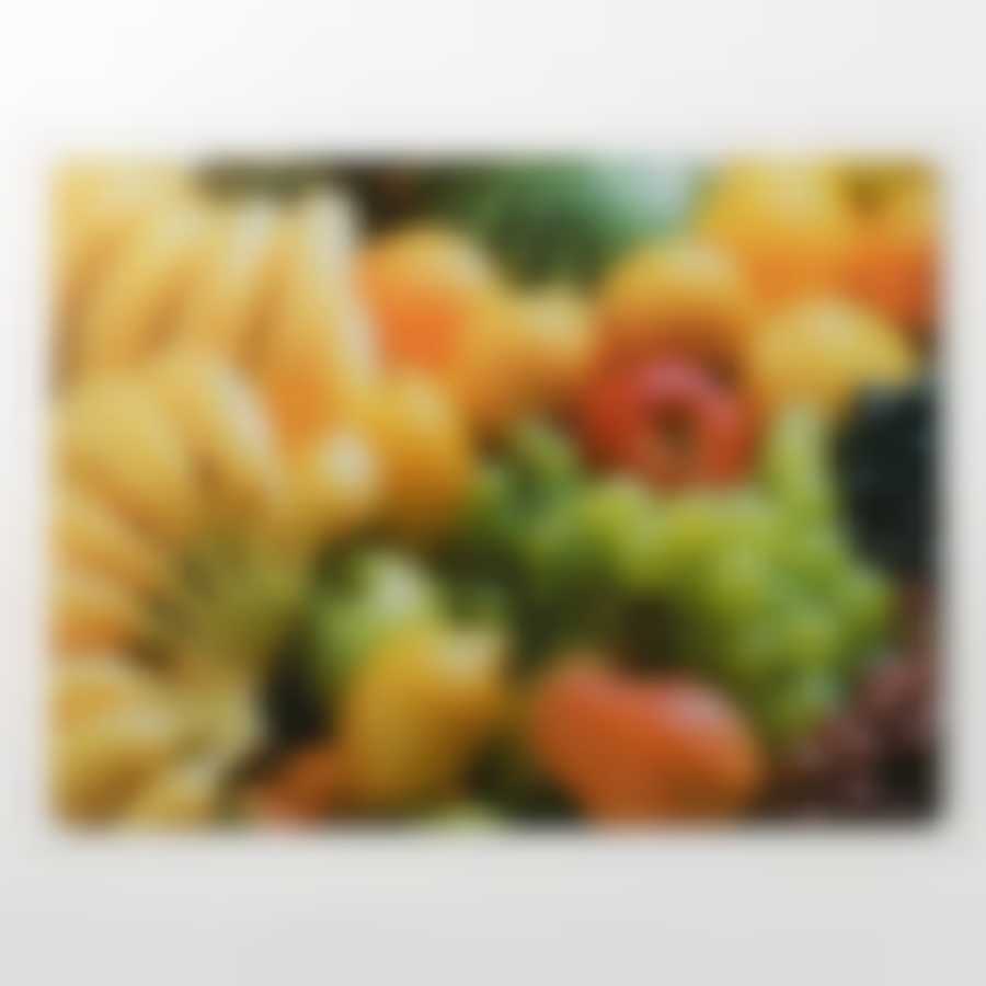 Разделочная доска стеклянная Gotoff Фруктовое Ассорти, 30*40 см