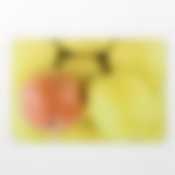 Разделочная доска, стеклянная прямоугольная, 30*40 яблоки