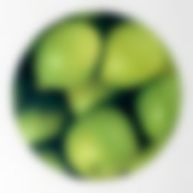 Разделочная доска, стеклянная круглая, диаметр 27 см ЗЕЛЕНЫЕ ЯБЛОКИ