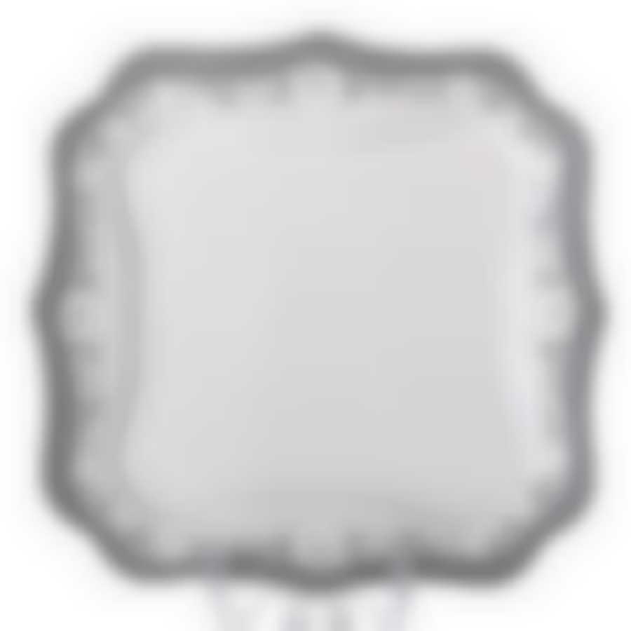 Тарелка столовая мелкая Luminarc Authentic Silver, D=26 см